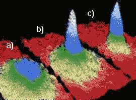 [ Velocity distribution of the cloud of rubidium atoms ]